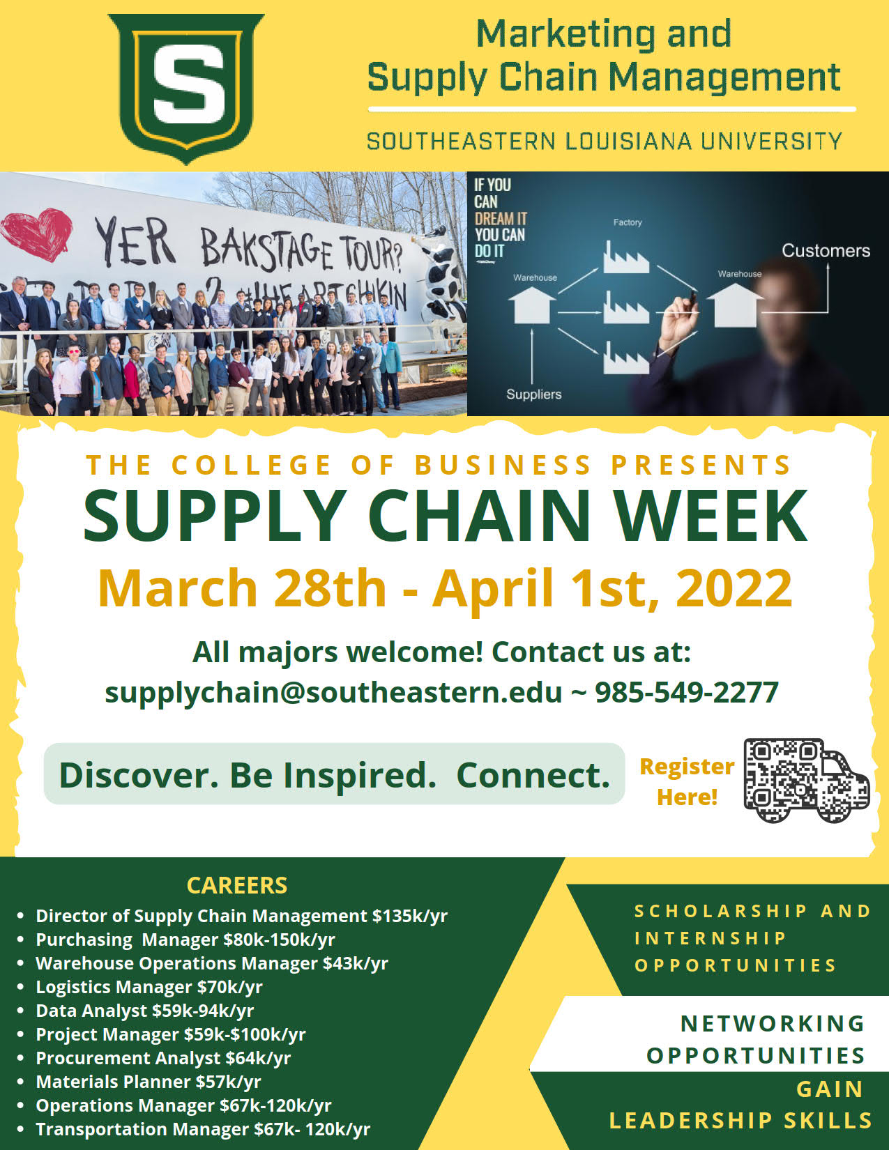 Supply Chain Week: Use QR code to register!