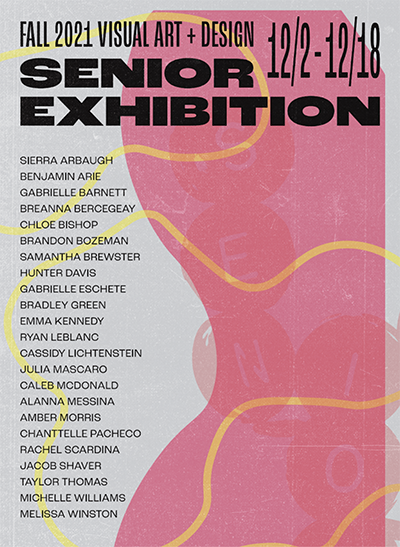 Fall 2021 Senior Exhibition Poster