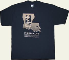 navy t-shirt with state logo