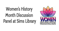 Women's History Month Discussion Panel at Sims