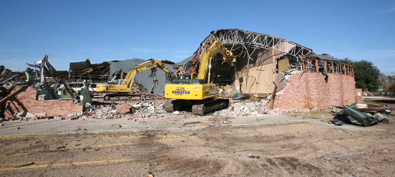Cefalu Coliseum demolition