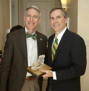President John L. Crain and Andre Coudrain