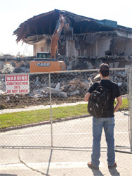 Southeastern Hall demolition