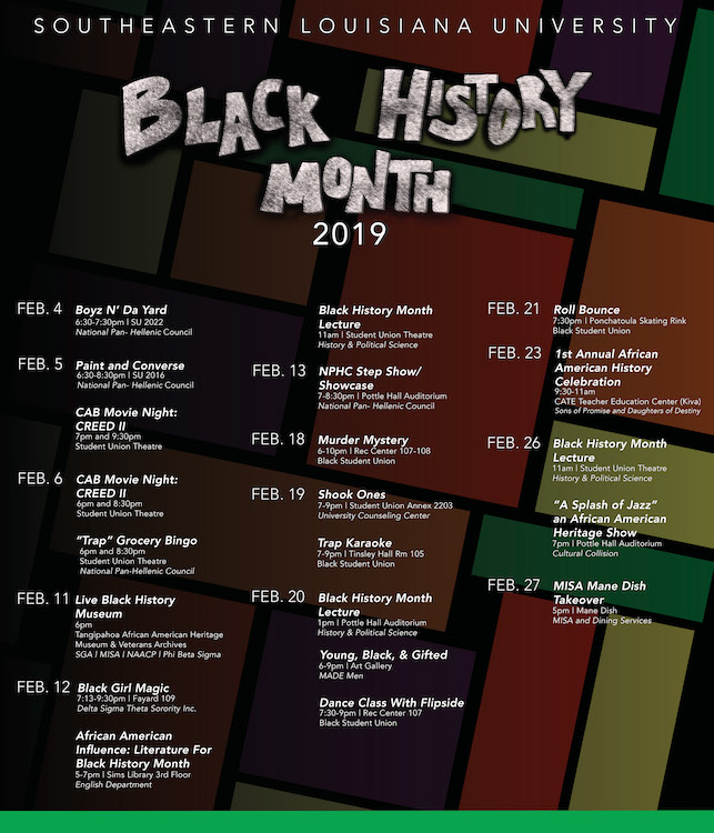 2019 Black Histroy Month