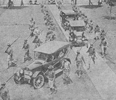National Guard escorts prisoners to hanging
