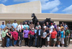 TAH summer institute participants at Bush Library and Museum