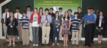St. Tammany Region 8 Science Fair winners