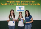 Sara Gambel and Laura Crother, Holy Ghost School, and Hannah Lichtl, Southeastern Laboratory School