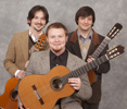 The Southeastern Guitar Trio, featuring (from left) Patrick Hammett, Matthew Wood and Matthew Ohrberg, will perform at the university’s Guitar Festival on March 17.