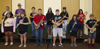 Livingston Parish Band Camp participants