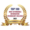 most affordable information technology programs logo