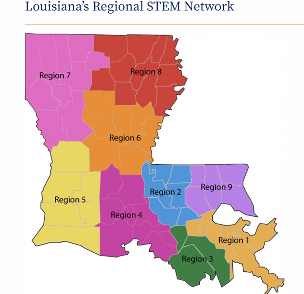 Louisiana's Regional STEM Network