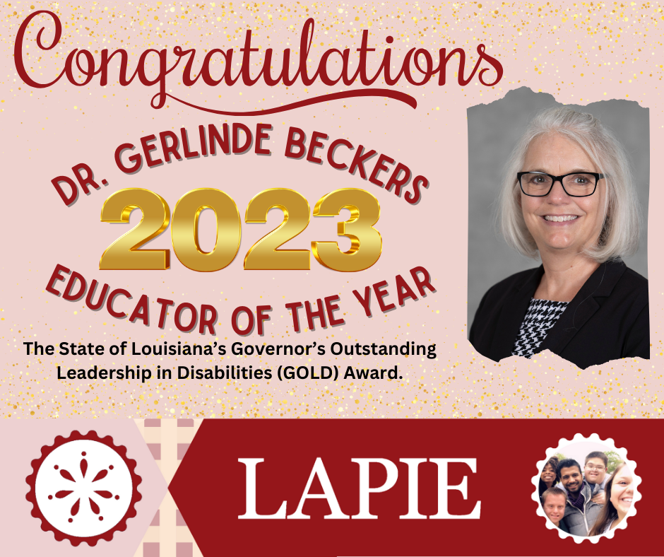Congratulations to Dr. Beckers! GOLD award recipient for 2023