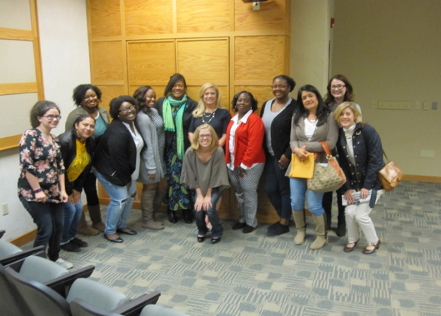 Tonyalea Elam’s Social Work students who served as “Real World Ready” hosts at the event.