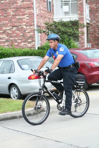 Bike patrol officer