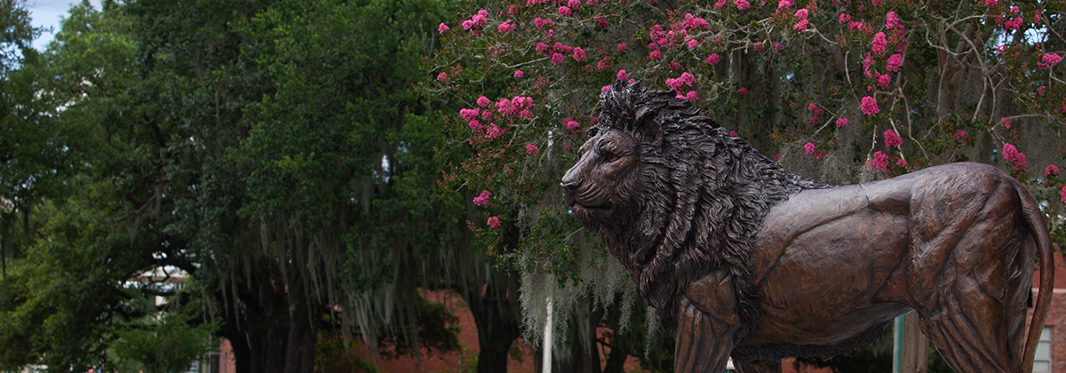 Lion Statue on Friendship Circle