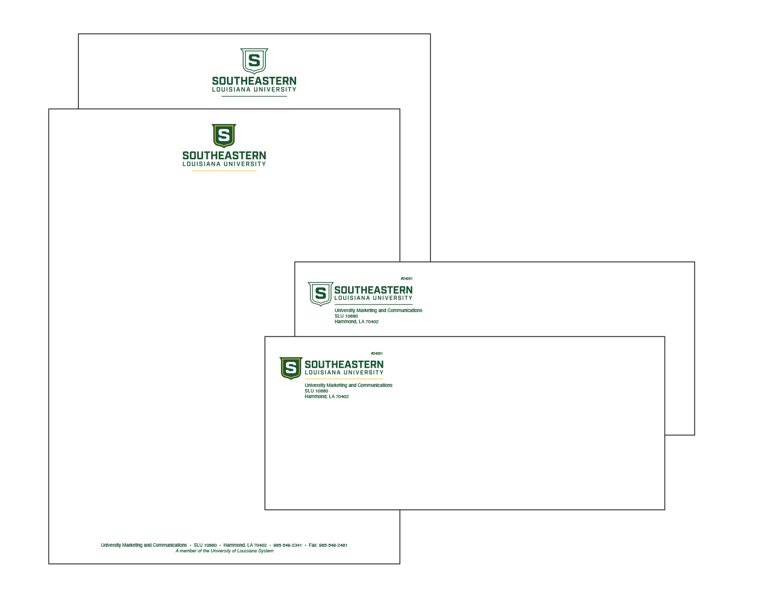 Letterhead and Envelope Template