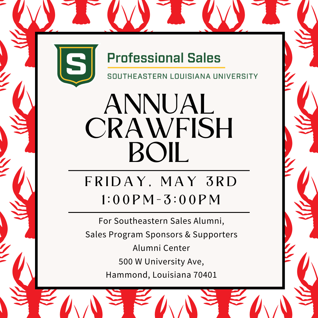 Sales Program Annual Crawfish Boil
