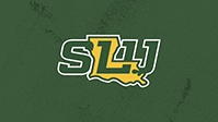SLU logo green textured