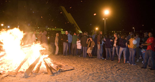 Homecoming 2006 bonfire
