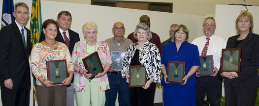 25 years service award recipients