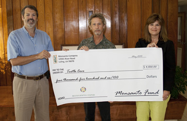Turtle Cove receives grant from Monsanto