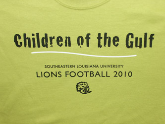 Front of t-shirt