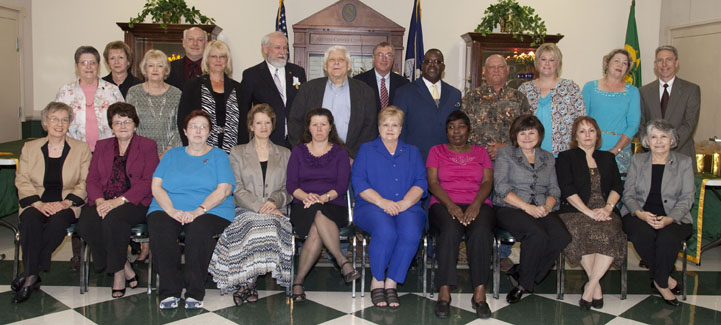 Retirees honored at Alumni Center