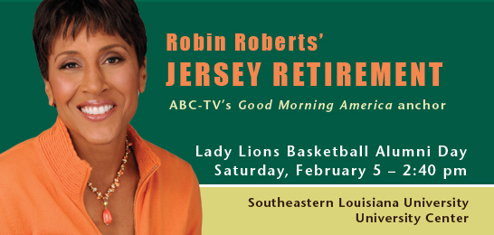 Robin Roberts jersey retirement Feb. 5