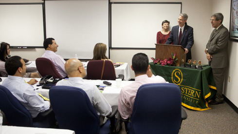 Colombian professors receive training at Southeastern