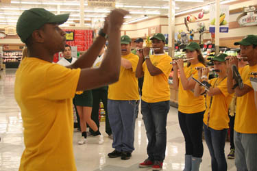 Southland Marching Band at Albertson's
