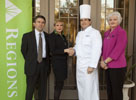 Regions Bank sponsors President's Toast for Chefs Evening