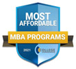 most affordable mba program logo