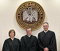 Judges Allison H. Penzato, Mitchell R. Theriot and Hunter Greene