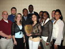 CAB officers and members receiving Programming Board of the Year award