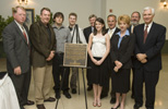 Southeastern and Ford family members and friends dedicated historic clock