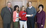 Representatives of Spears Hurricane Relief Foundation contributes to Southeastern fund