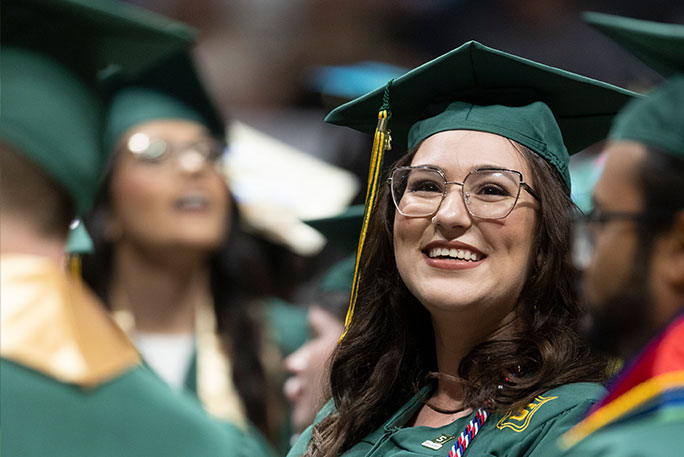 Student at Graduation