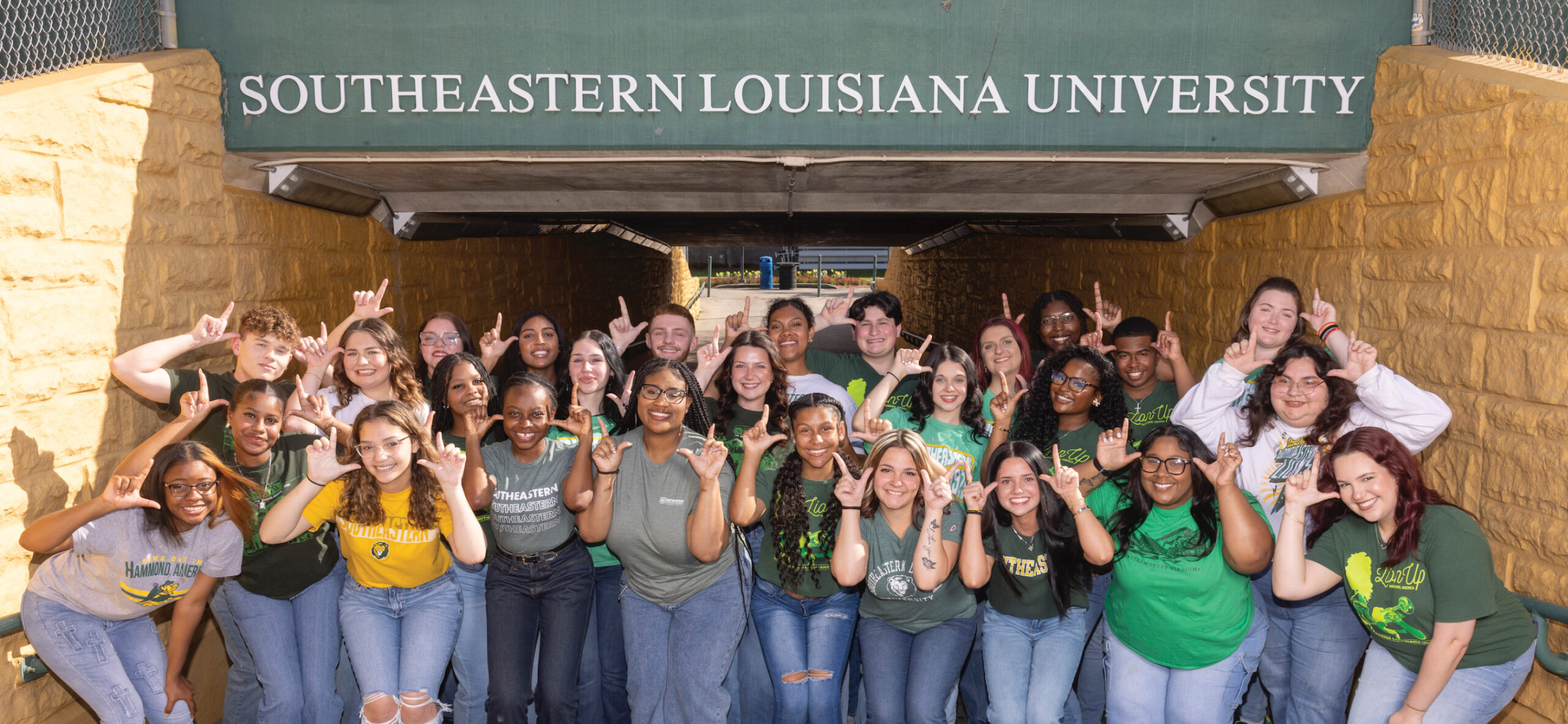 Orientation leaders in group.