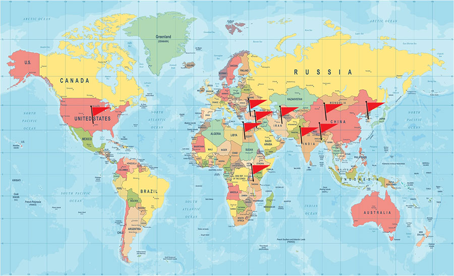 International Student Map