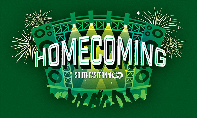 Homecoming Southeastern 100 Graphic