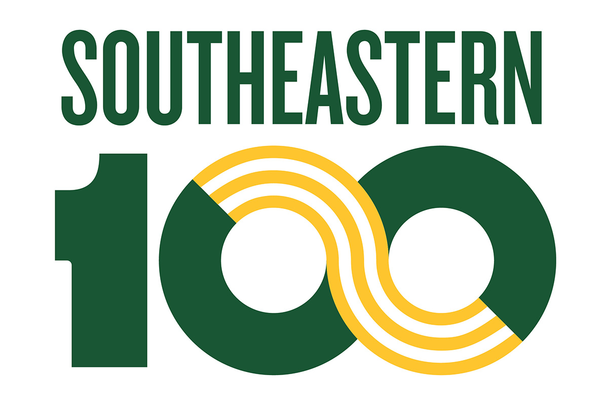 Southeastern Louisiana University Centennial logo