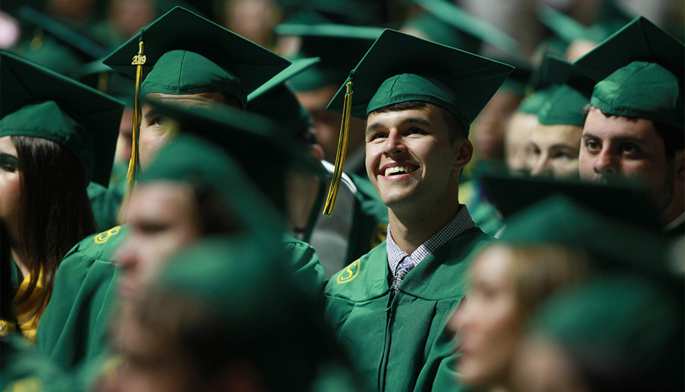 Southeastern graduates at commencement ceremony