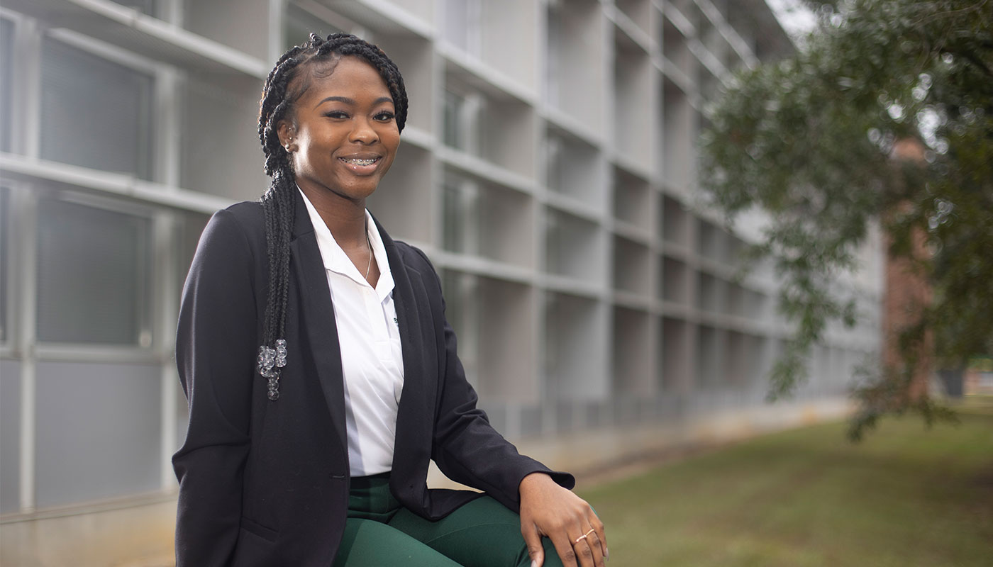 Health Systems Management student Gloria Harrison