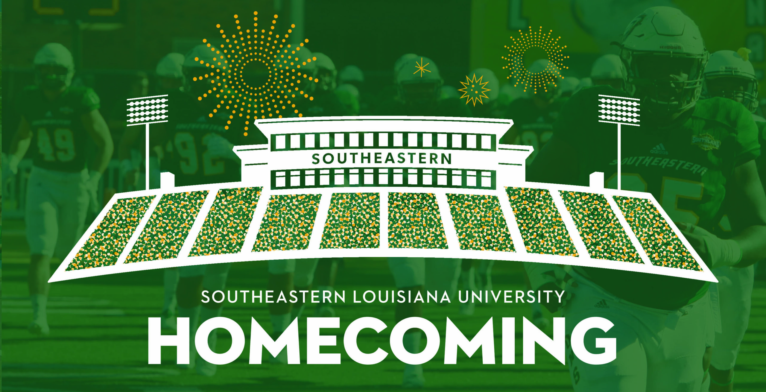 homecoming football stadium graphic