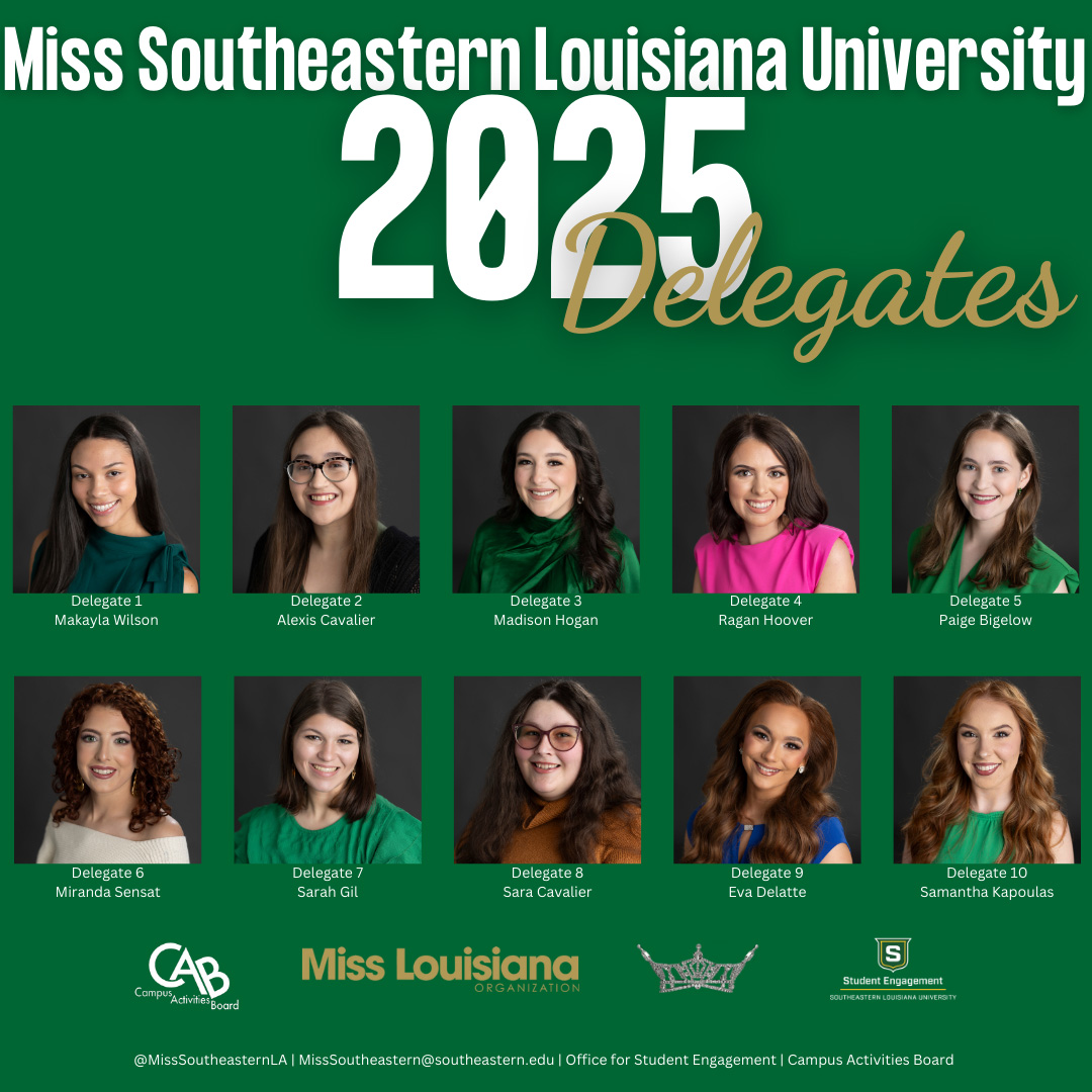 Miss Southeastern 2025 delegates