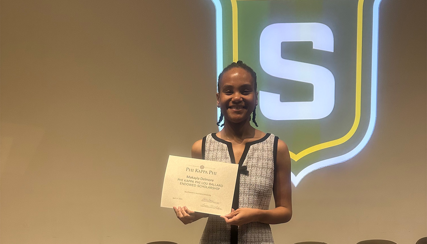 Ascension Parish student inducted into Phi Kappa Phi