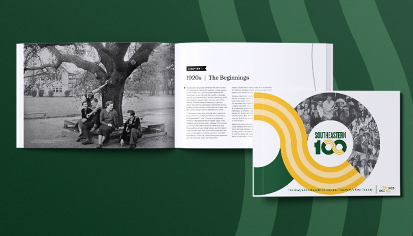 Centennial book mock-up