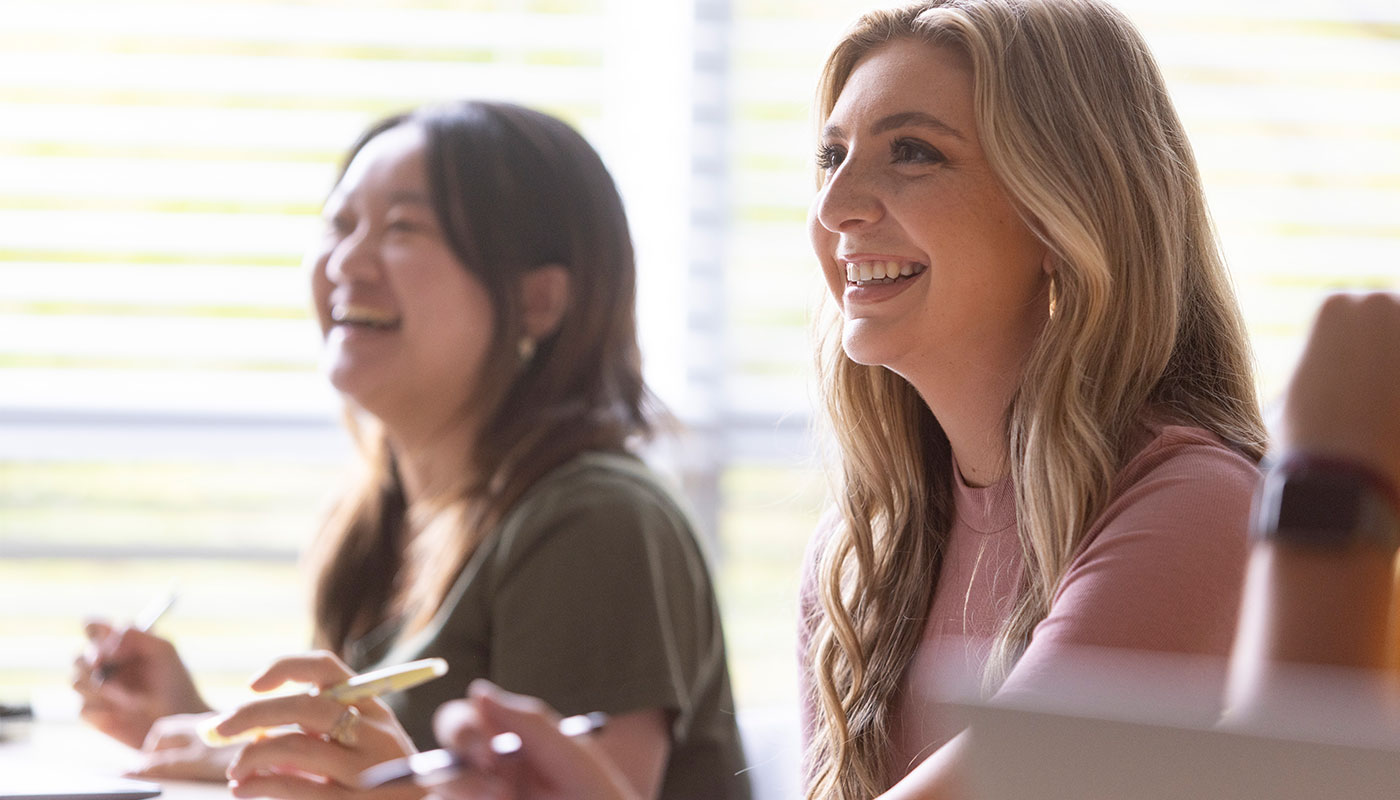 female southeastern students in class