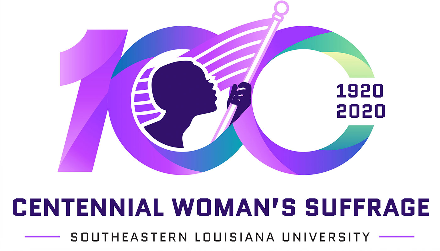 centennial woman's suffrage logo